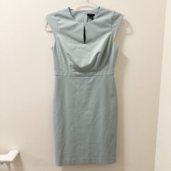 Ann Taylor Petite Keyhole Midi Dress - Size 0 P - Picture 1 of 4
